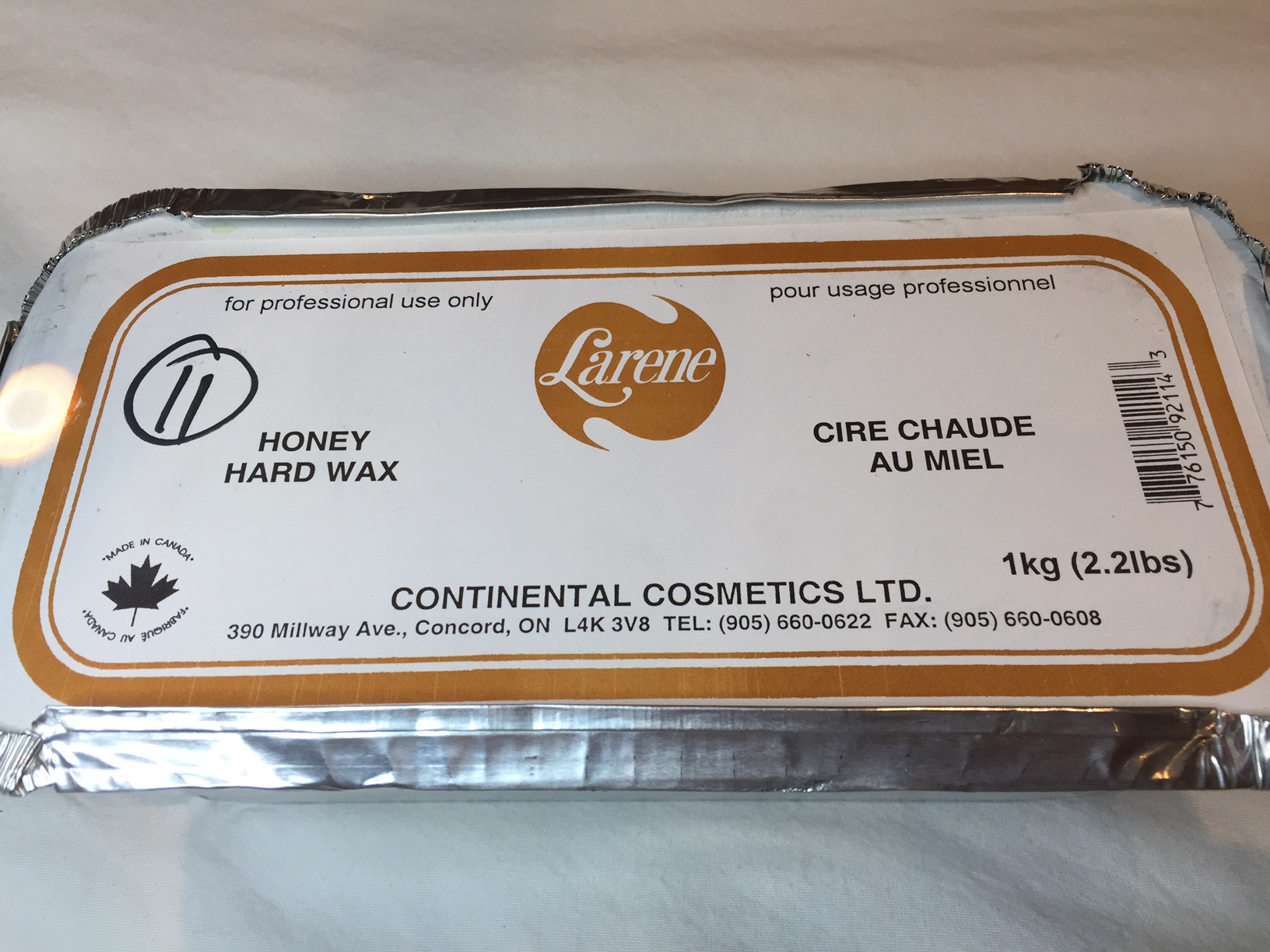 Hard Wax- Larene Brazilian, Underarm , face Honey Hard Wax economic package 1kg